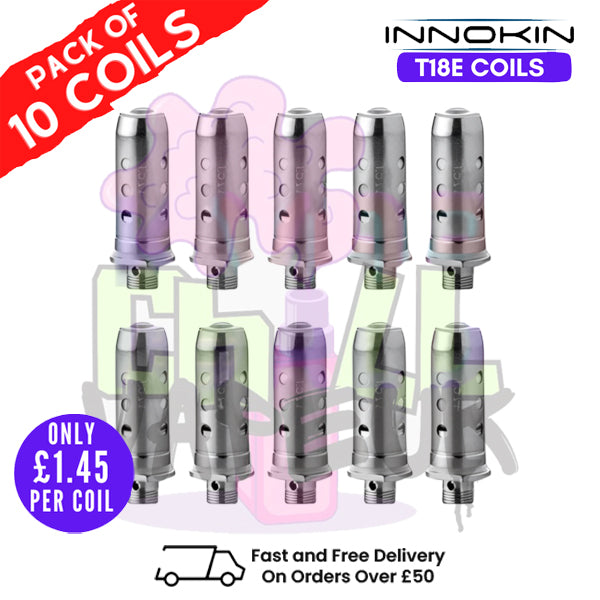Innokin T18E Replacement Coils Pack Of 10 - ONLY £1.45 PER