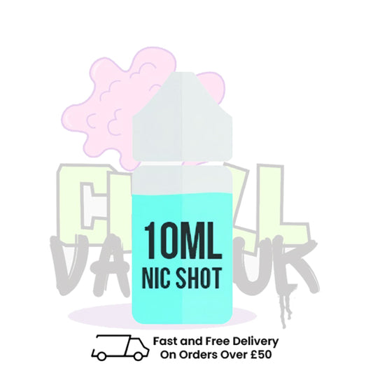 NicShot Premium Nicotine Shots 18mg 10ml Bottles Flavourless