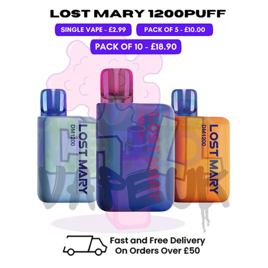 Lost Mary DM1200 Disposable Bar 1200 Puffs - £2.99