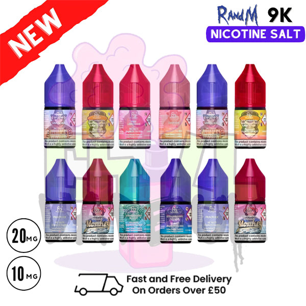 RandM Tornado 9000 Nic Salt 10ML eLiquid - £1.79