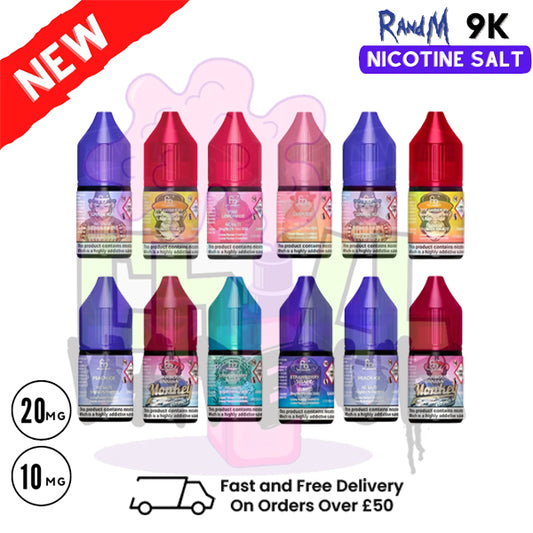RandM Tornado 9000 Nic Salt 10ML eLiquid - £1.79