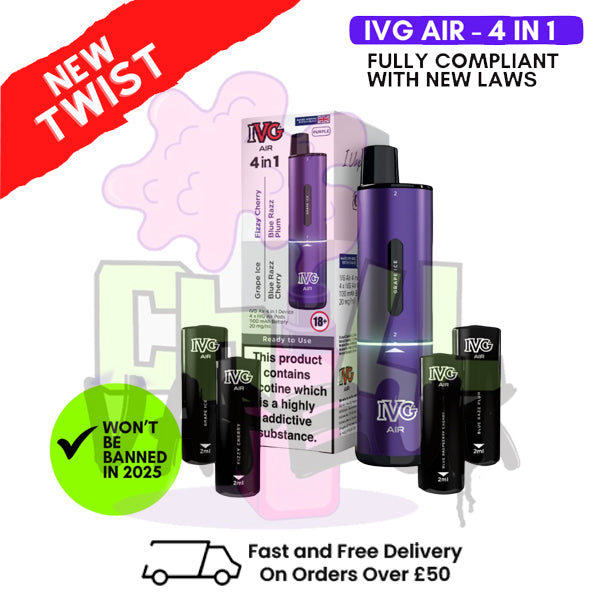 IVG Air 4 in 1 Purple Edition Prefilled Pod Kit