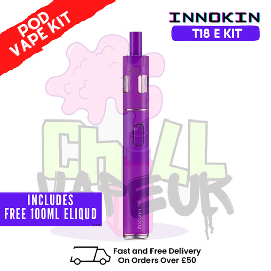Purple Innokin Endura T18E Starter Kit - ONLY £16.99