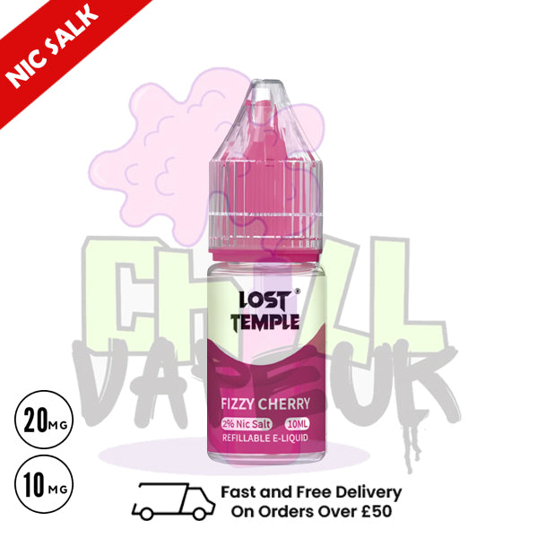 LOST TEMPLE 'Fizzy CHERRY' Nic Salt