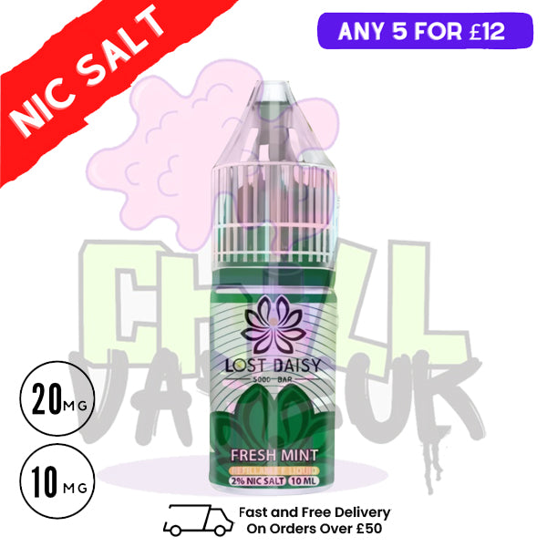 Fresh Mint LOST Daisy Nic Salt 10ML eLiquid