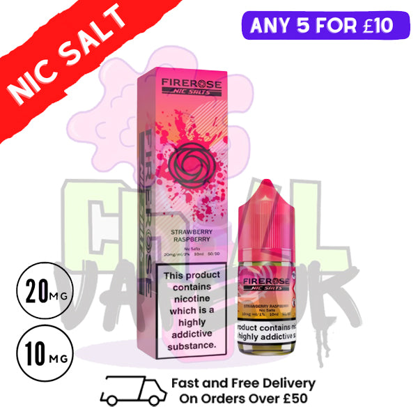 Strawberry Raspberry - Firerose 10ML Nic Salt