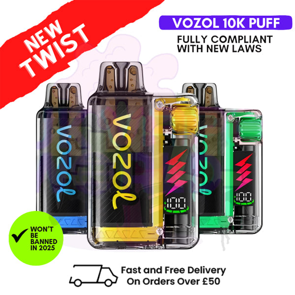 Vozol 10000 10K Puff Vista Plug Vape Kit (20MG) - £10.99