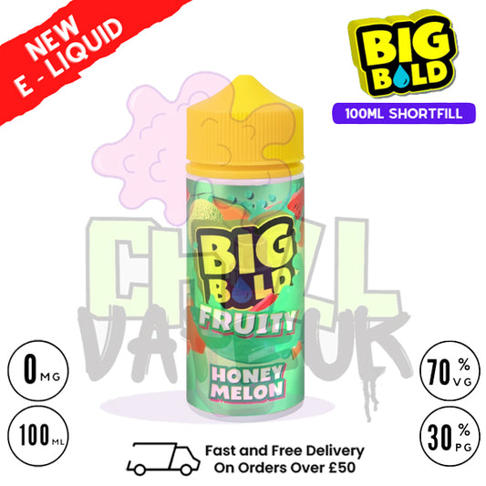 Honey Melon Big Bold Vape Juice 100ml | £9.50 + Nicshots