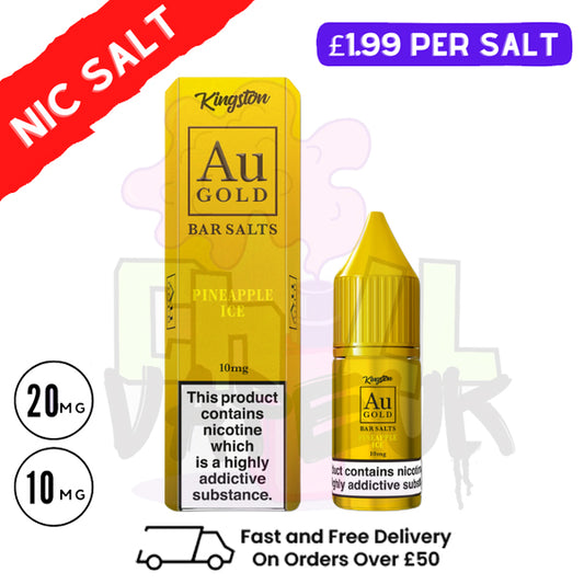 Pineapple ICE Gold Bar Nic Salt
