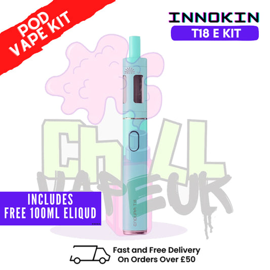 Light blue Innokin Endura T18E Starter Kit - ONLY £16.99