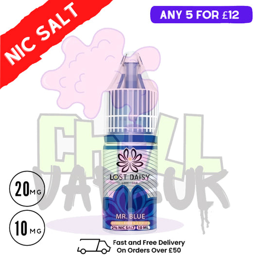 MR Blue LOST Daisy Nic Salt 10ML eLiquid