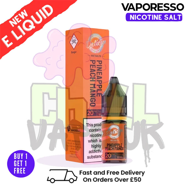 Vaporesso Deliciu Pineapple Peach Mango Nic Salt E-Liquid