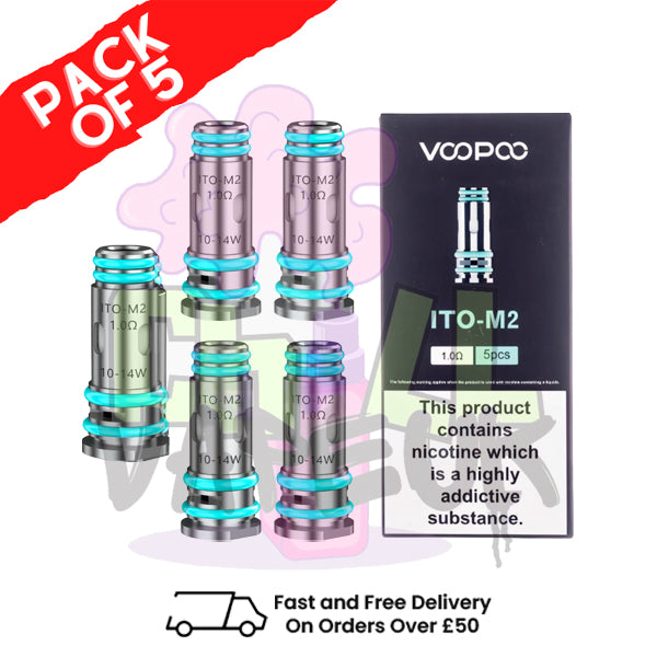 VooPoo ITO Replacment M2 Coil 1.0 ohm resistance