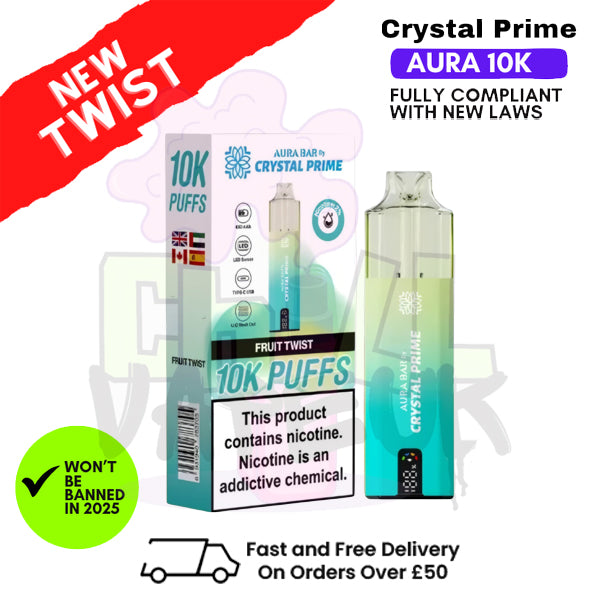 Fruit Twist Crystal Prime 10K Puff Pod Kit