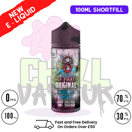 Shiver Me Timbers Old Pirate Original 100ML Eliquid