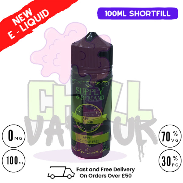 Apple Supply & Demand 100ml Shortfill Eliquid