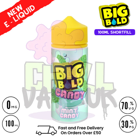 Mint Candy Big Bold Vape Juice 100ml | £9.50 + Nicshots