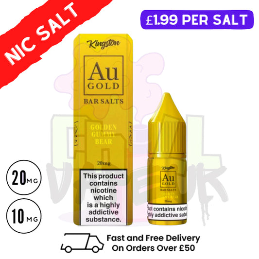 Gummy Bear Gold Bar Nic Salt