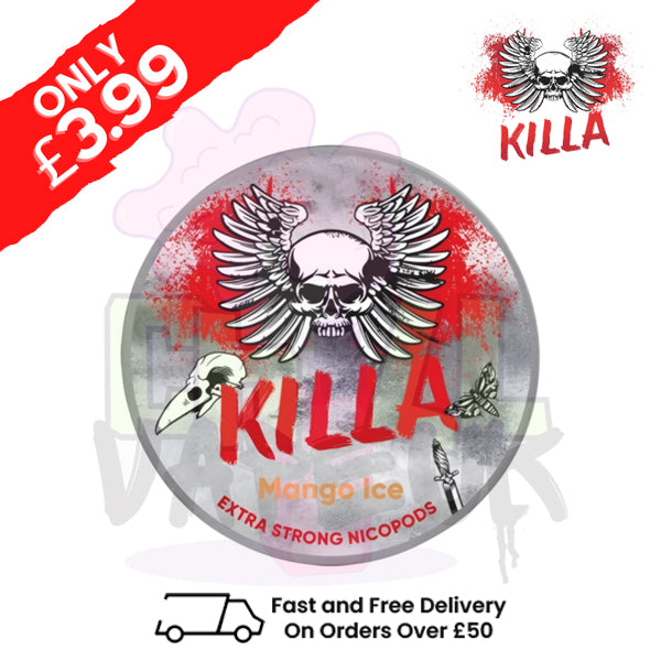 Mango ICE Killa Nicotine Pouches NicoPod Nic Pouch (16.5mg)