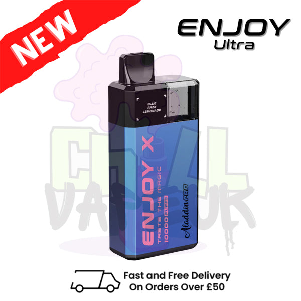 Blue Sour Raspberry Enjoy X Ultra 10K Prefilled Pod Kit - ONLY £8.50