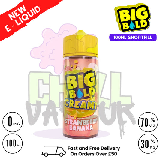 Strawberry Banana Big Bold Vape Juice 100ml