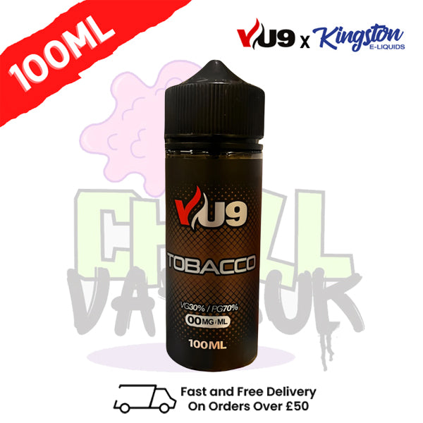 Tobacco Shortfill eJuice 100ML Eliquid - VU9 x Kingston