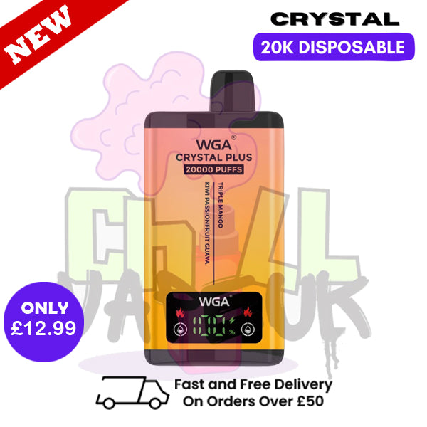 Triple Mango Crystal Plus 20K Vape WGA Disposable Kit