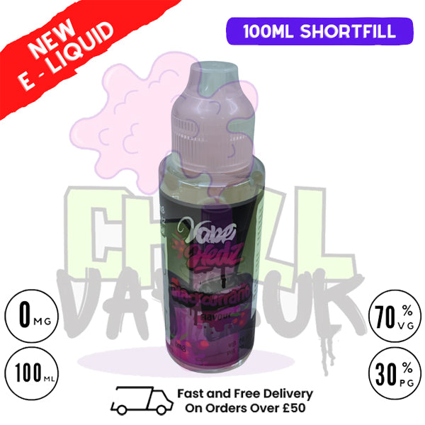 Blackcurrant Vape Hedz 100ml Shortfill Eliquid