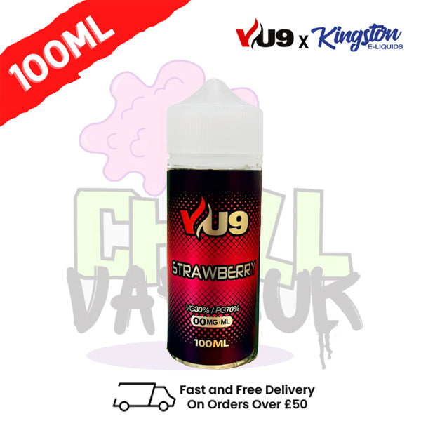 Strawberry Shortfill eJuice 100ML Eliquid - VU9 x Kingston