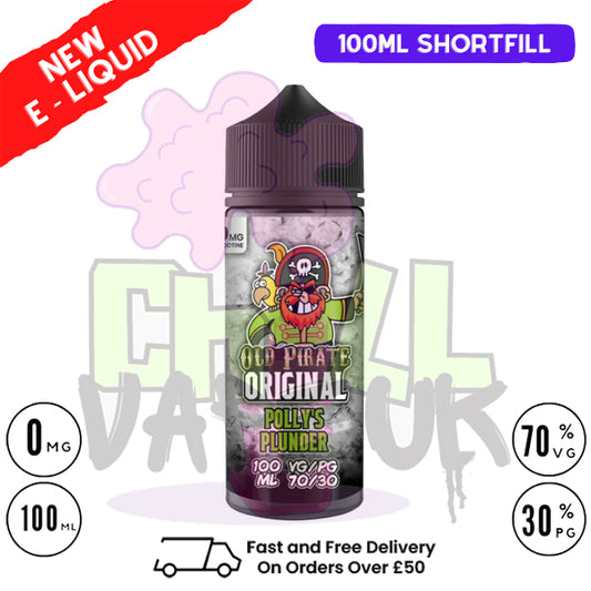 Pollys Plunder Old Pirate Original 100ML Eliquid
