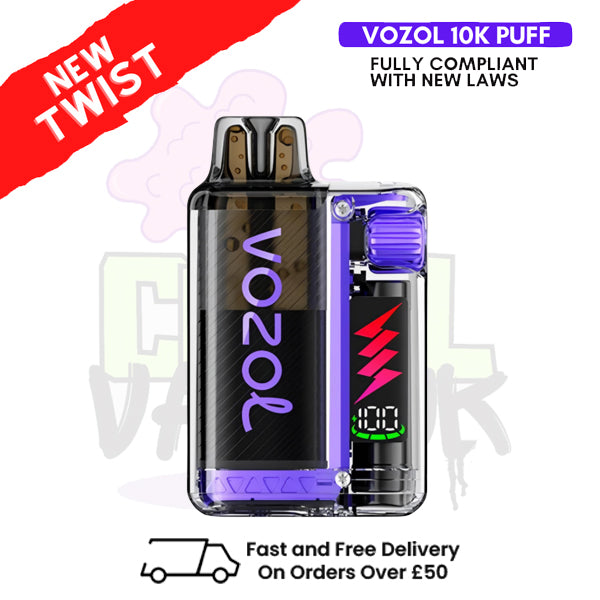 Grape Ice Vozol 10000 10K Puff Vista Plug Kit - Chill Vape UK