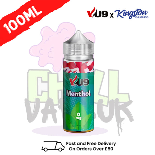 Menthol Shortfill Juice 100ML Eliquid - VU9 x Kingston