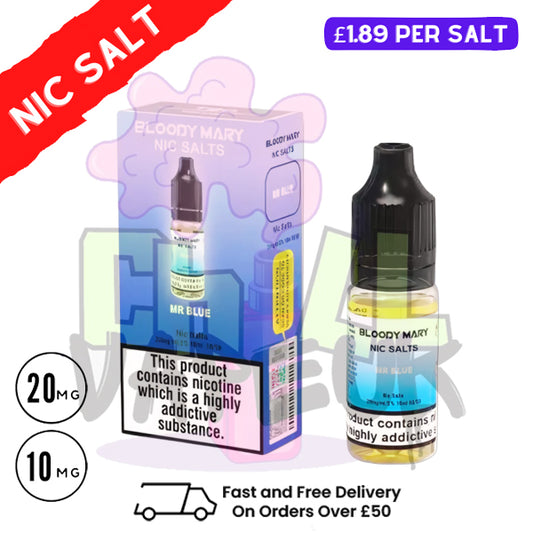 MR Blue - Bloody Mary 10ML Nic Salt