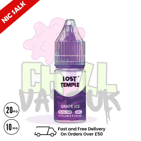 LOST TEMPLE 'Grape ICE' Nic Salt