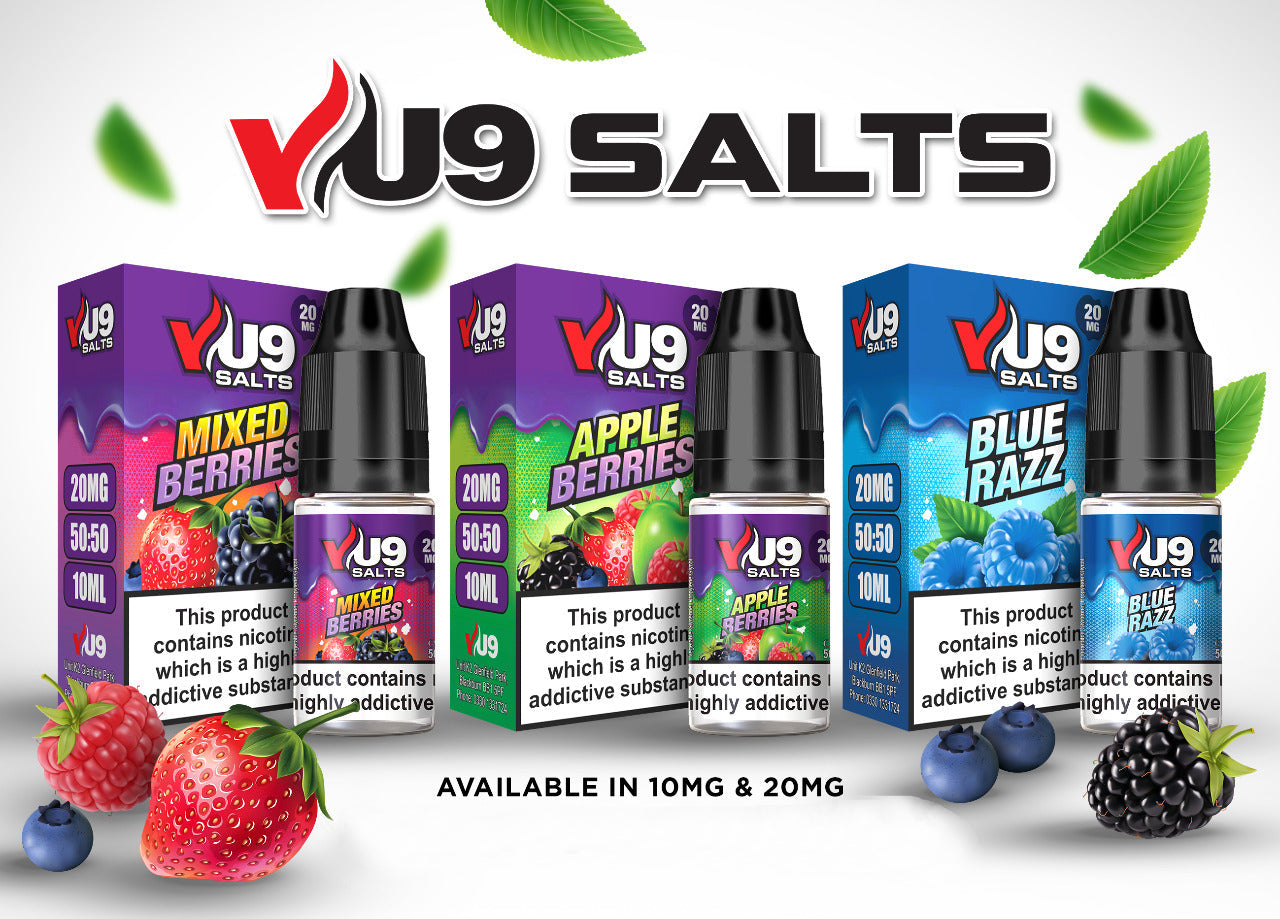 Vu9 Pod Salts 10ml 20mg Pack of 3