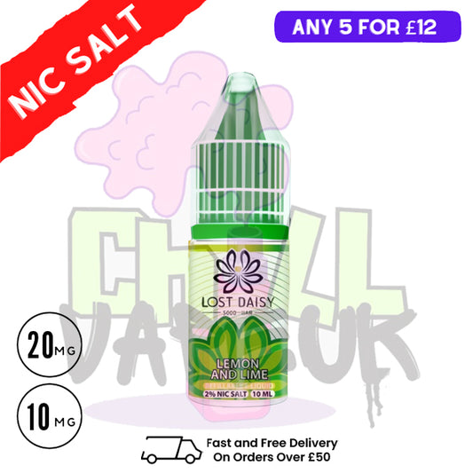 Lemon Lime LOST Daisy Nic Salt 10ML eLiquid
