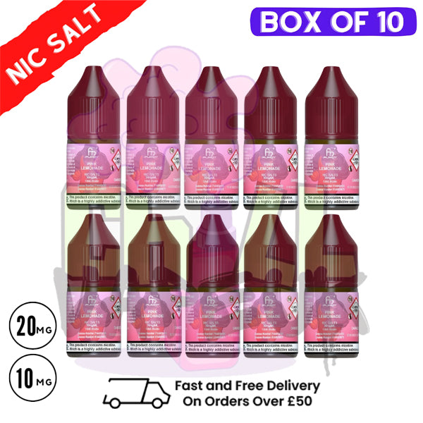 Pink Lemonade RandM Tornado 7000 Nic Salt BOX OF 10