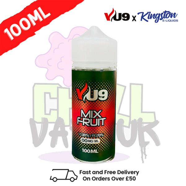 Mix Fruit Shortfill eJuice 100ML Eliquid - VU9 x Kingston