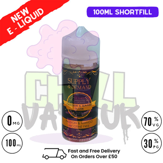 Passion & Mango Supply & Demand 100ml Shortfill Eliquid