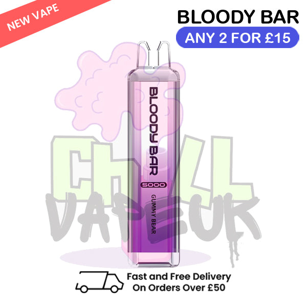 Gummy Bear Bloody Bar 5000 Puffs Disposable