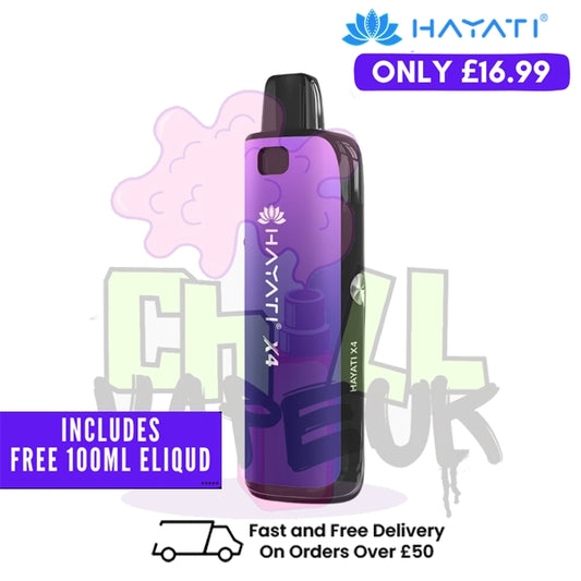 Misty Purple Hayati X4 Refillable Pod Vape Kit