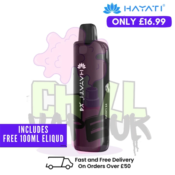 Stormy Black Hayati X4 Refillable Pod Vape Kit