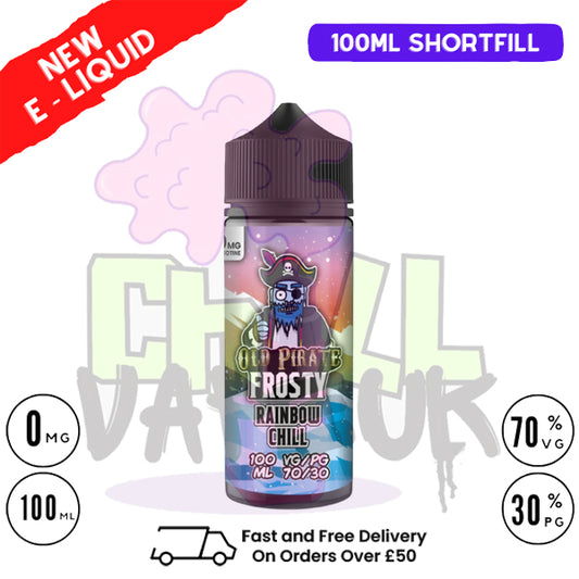 Rainbow Chill Old Pirate Frosty 100ML Eliquid