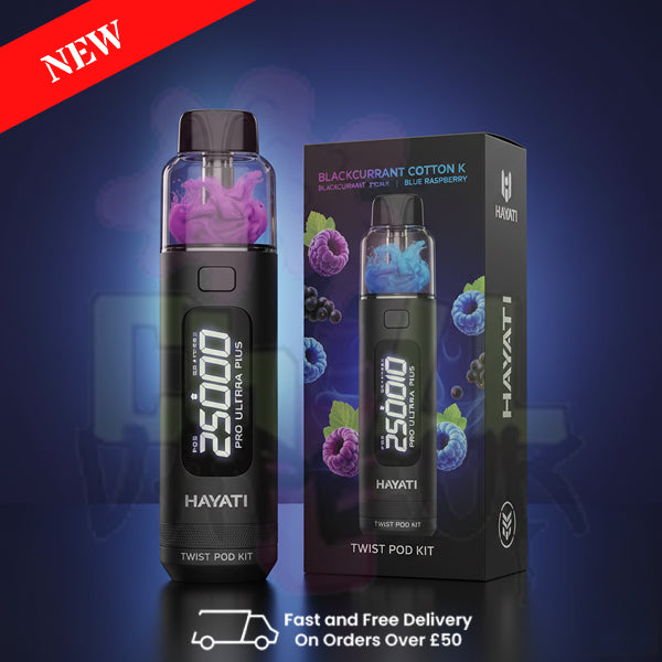 Hayati 25K Pro Ultra Plus 25000 Puff Bar Twist Pod Kit