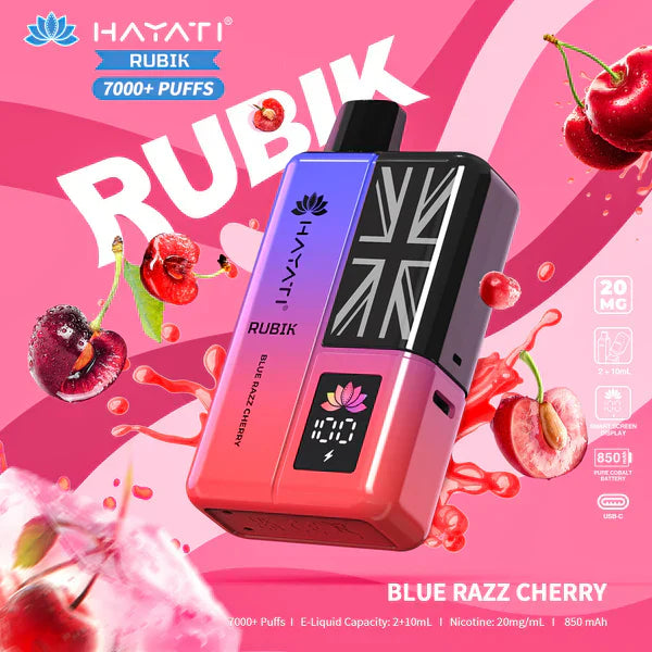 Hayati Rubik 7000 Puffs Replaceable Vape Kit - Chill Vape UK