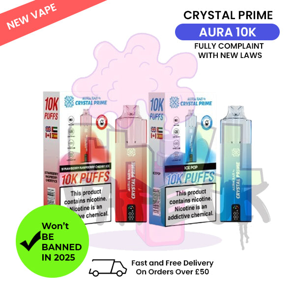 Crystal Prime Aura Bar 10K Replacement Pods