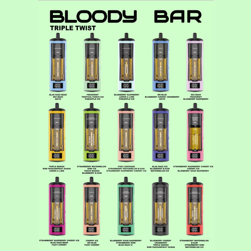 Bloody Bar 30K Triple-Twist Prefilled Pod Kit