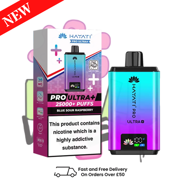 Blue Sour Raspberry Hayati 25K REFIL Pack Replacement Pods