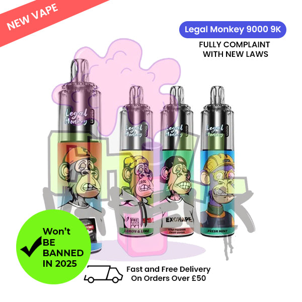 Legal Monkey 9000 9K Vape Pods