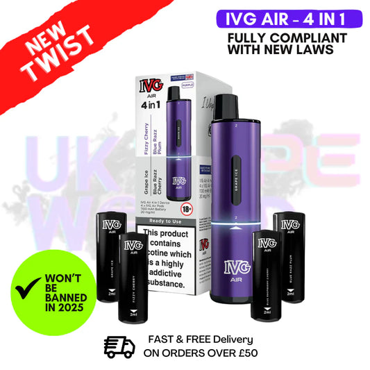 IVG Air 4 in 1 Purple Edition Prefilled Pod Kit